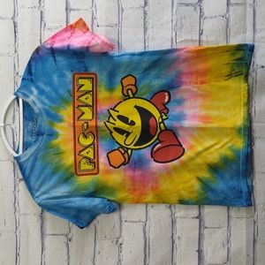 Pacman Tie Dye T Shirt Women's Size Small